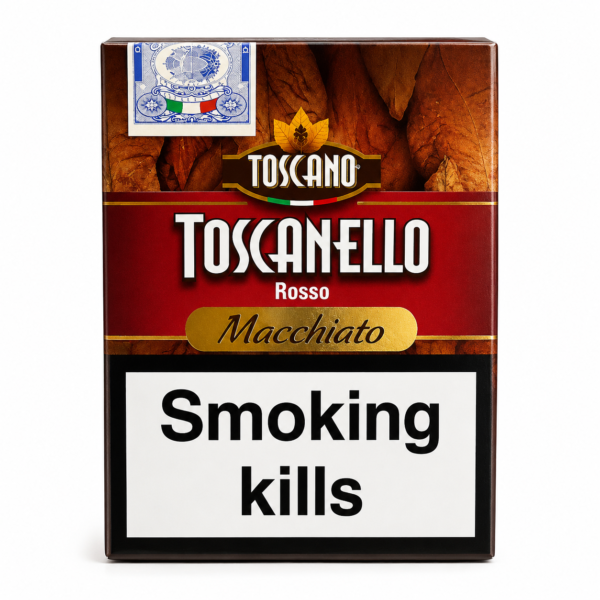 Toscanello Rosso Macchiato Italian Cigarillos ☕🔥