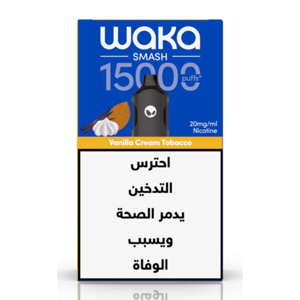 WAKA 15K Vanilla Cream Tobacco 🍦🚬