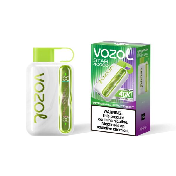 Vozol Star 40000 Watermelon Grape Boysenberry🔥🍉🍇