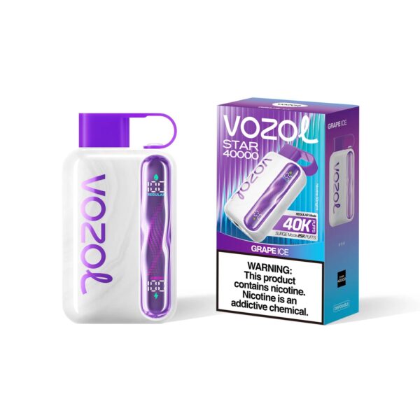 Vozol Star 40000 Grape Ice 🍇❄️